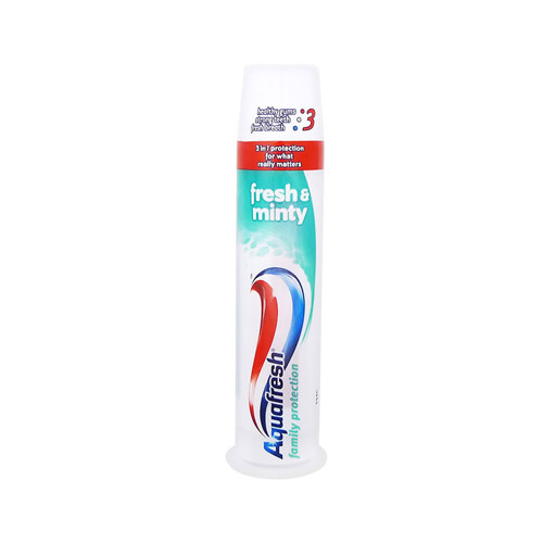 AQUAFRESH pasta 100ml dávkovač FRESH&MINTY