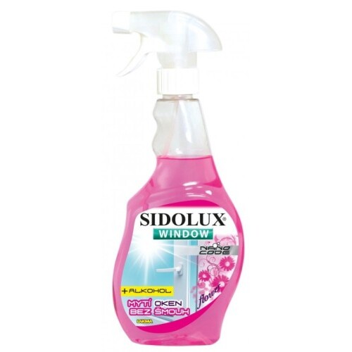 Sidolux 750ml na sklo, květina