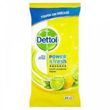 Dettol 32 ks citron - úklidové vlh. ubrousky antibakteriální