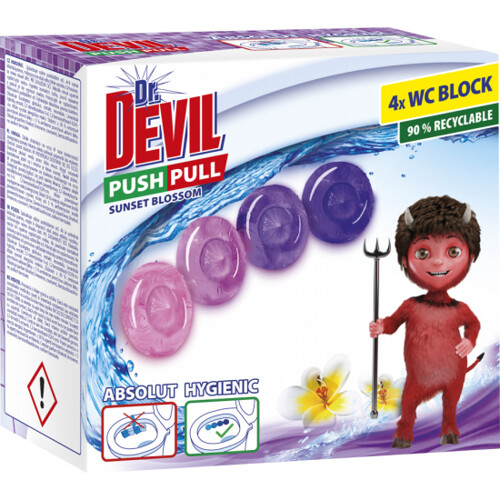Dr. Devil Wc push pull gel 2x20g Sunset blossom