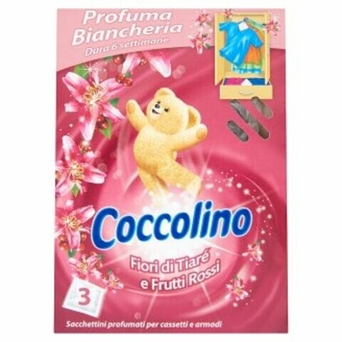 Cocolino vonné sáčky do prádla 3ks Frutti Rossi