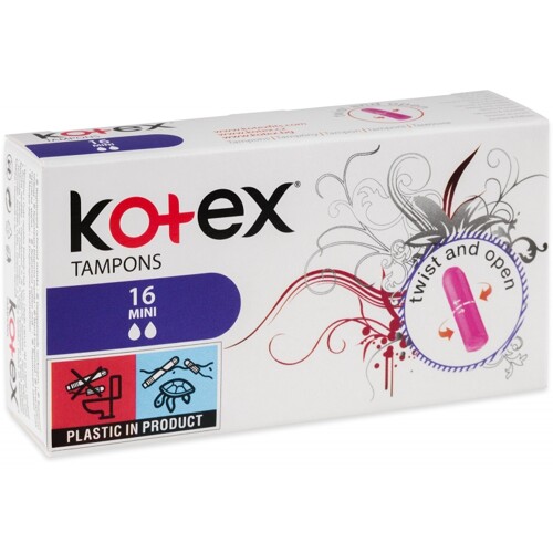Kotex mini 16 ks - hygienické tampóny