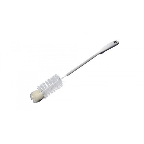 Kartáč na láhve Molly s molitanem, délka 43 cm, chlup 3 cm, plast + kov, mix barev
