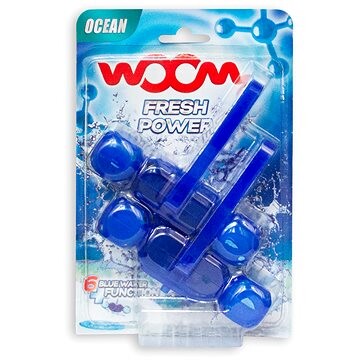 Woom Fresh Power závěsný Wc blok 2x55 g oceán