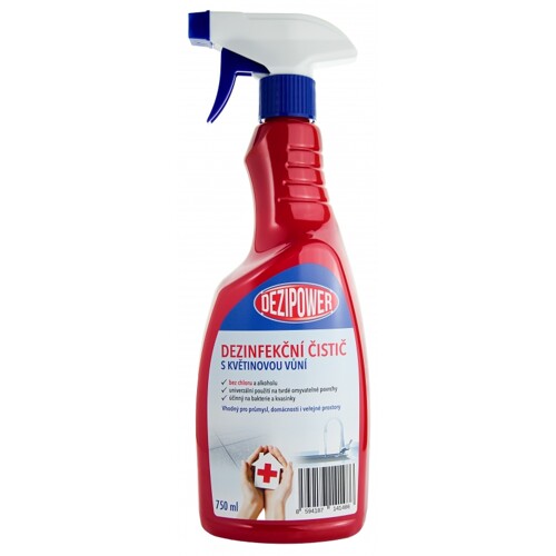 Dezipower 750 ml - dezinfekční čistič s květinovou vůní