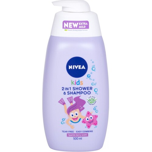 Nivea Baby sprchový gel 500 ml s pumpičkou Girl