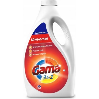 Gama /Vizír/ 2,5 l - univerzální prací gel - 50 dávek - německá kvalita