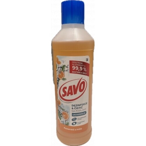 Savo bez chloru na podlahu 1 l pomeranč a máta