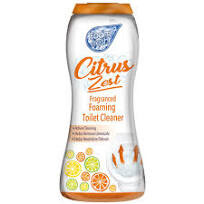 Foam fresh citrus 370 g - pěnivý prášek na vyčištění spodního prostoru wc mísy - dovoz Anglie