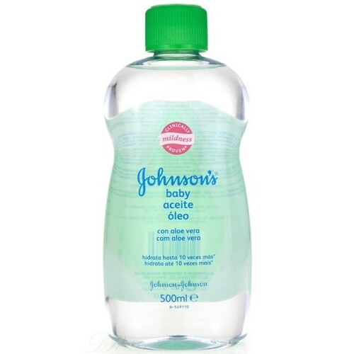 Johnson baby olej 500 ml Aloe vera - zelený