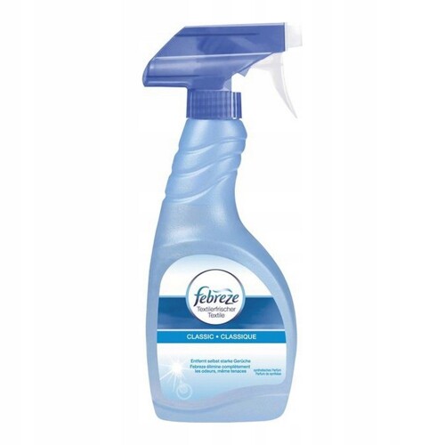Febreze sprej 500 ml Classic - osvěžovač textilií s vůní Lenoru - odstraňuje zápach a příjemně voní, vyrovná pomačkaný textil bez žehlení