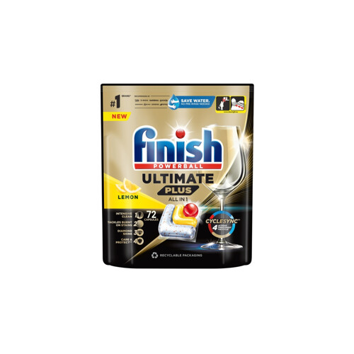 Finish ultimate plus all in one 72 ks lemon