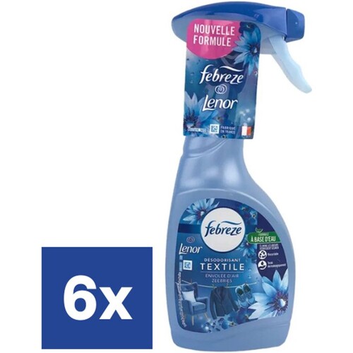 Febreze sprej 500 ml Zeebries - osvěžovač textilu - odstraní zápach a vyrovná pomačkaný textil