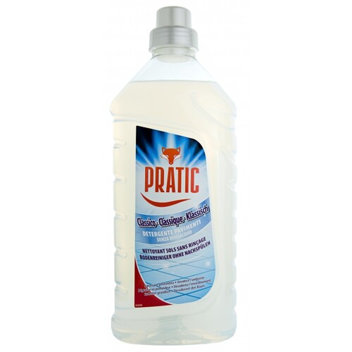 Pratic pavimenti classico 1,25 l - mycí prostředek na podlahu a omyvatelné povrchy, rychleschnoucí, bez oplachování.