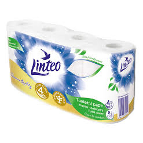 Toaletní papír Linteo Satin 4vrstvý 8 ks - luxusní kvalita za jedinečnou cenu