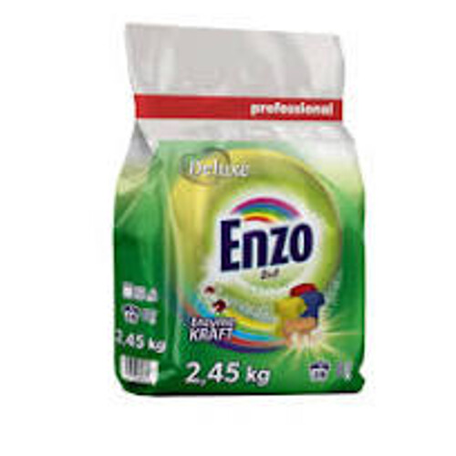 Deluxe Enzo prací prášek profesionál 2,45 kg 2v1 color, 35 dávek - prací prostředek v profi kvalitě na barevné prádlo