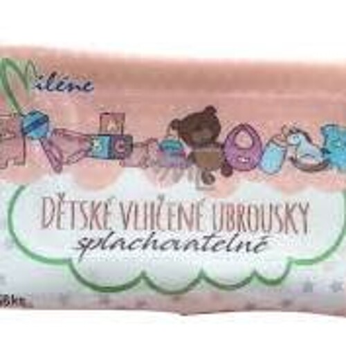Miléne kids 15 ks - antibakteriální vlhčené ubrousky, vhodné pro děti