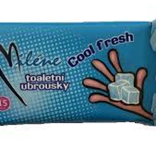 Miléne cool fresh 15 ks - vlhčené ubrousky se svěží vůní