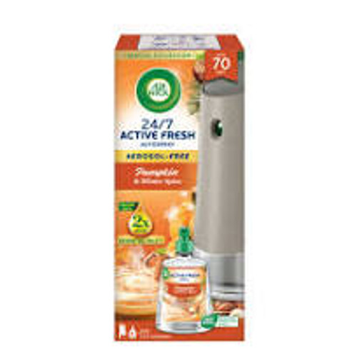 Airwick bateriový difuzér + tekutá náplň 228 ml - Dýně+podzimní koření-voní více než 70 dní