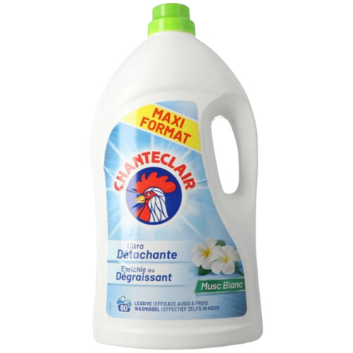 Chanteclair lavatrice 3,6 l 80 dávek, muschio bianco - prací gel s marseilským mýdlem a vysokou účinností na nečistoty