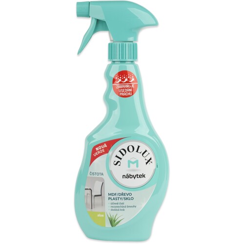 Sidolux 400 ml M aloe - na nábytek, plasty a sklo