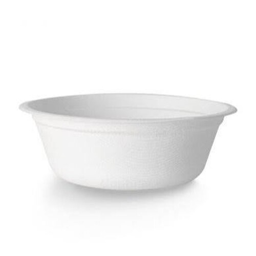 Miska EKO z cukrové třtiny 500 ml bílá 155 mm