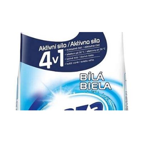 Lanza 90 dávek white 5,85 kg - prací prostředek na bílé prádlo