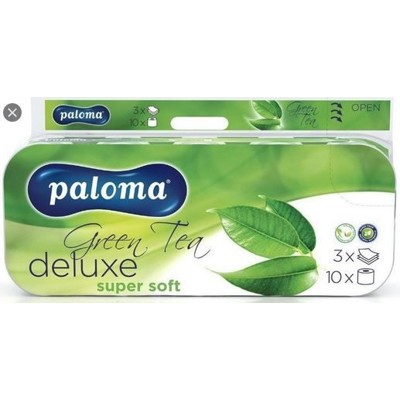 TP Paloma Exclusive,par.GREEN TEA,3vrst.,19,5m, potisk /10x150/NEW bal.9x10ks / pytel 90 ks /