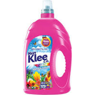 Herr klee 4,035l color, tekutý prací prostředek na barevné prádlo, 123 dávek...