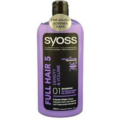 Syoss šampón 500ml Full hair 5, proti vypadávání, na objem