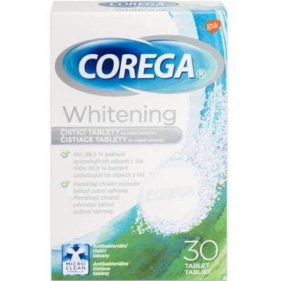 Corega tablety 30ks Whitening