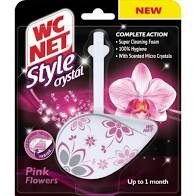 Wc net crystal style pink flowers 36,5g