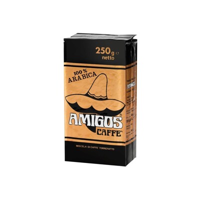 Amigos - italská káva mletá 250g 100% Arabica