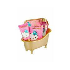 Hello kitty vanička - s. gel 150 ml + těl. mléko 50 ml + sůl 50g + maska na sp...