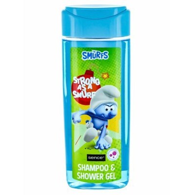 Sprchový gel+šampon 2v1 210 ml Šmoulové