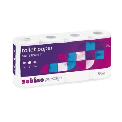 Toaletní papír Satino 3v. 8 ks / pytel 64 ks/