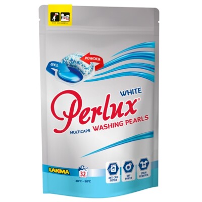 Perlux super compact 32 ks white - prací perly na bílé prádlo