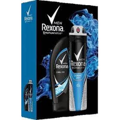 Rexona dárková sada,  s. gel 250 ml Cobalt + deo sprej 150 ml Cobalt