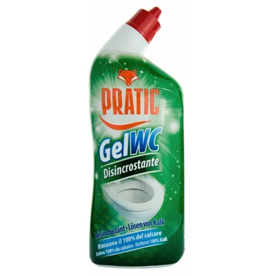 Wc Practic gel 750 ml extra silný na vodní kámen - italská kvalita