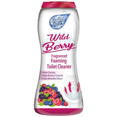 Foam fresh lesní ovoce 370 g - pěnivý prášek na vyčištění spodního prostoru wc...
