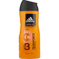 Adidas Men 3v1 - sprchový gel a šampón 400 ml Team force