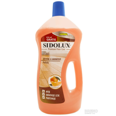 Sidolux 750 ml s pomerančovým olejem na dřevěné a laminátové podlahy