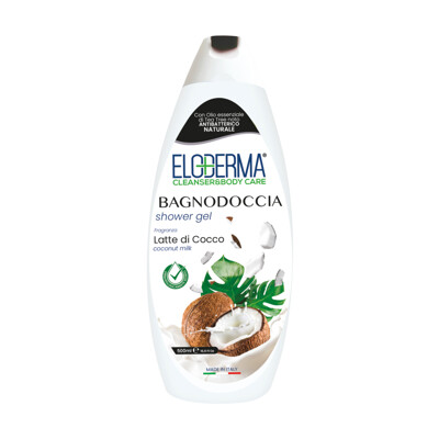 Eloderma 600 ml krémový sprchový gel - kokos