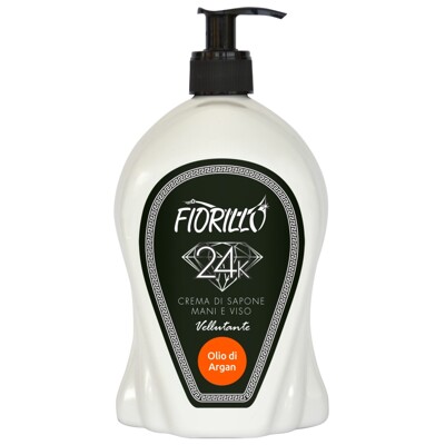 Fiorillo 750 ml argan oil - krémové tekuté mýdlo na ruce i tvář s dávkovačem...