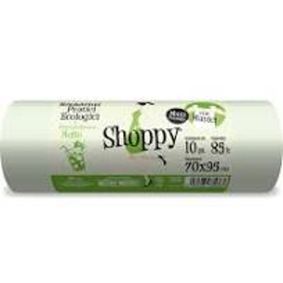 Sáčky do koše Shoppy mojito max 80 l  70x95 cm 10 ks - zavazovací, parfémované  - výprodej