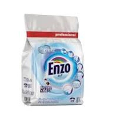 Deluxe Enzo prací prášek profesionál 2,45 kg 2v1 white, 35 dávek - prací prostředek v profi kvalitě na bílé prádlo