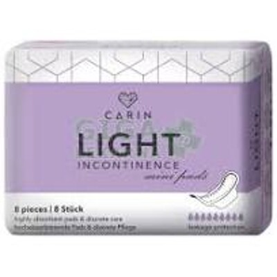 Carin light inkontinence odour control 8 ks - inkontinenční vložky