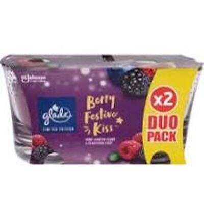 Glade vonná svíce duopack 2x112 g lesní ovoce