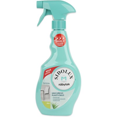 Sidolux 400 ml M aloe - na nábytek, plasty a sklo