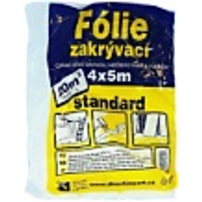 LDPE zakrývací fólie 4x5 m - 20 my